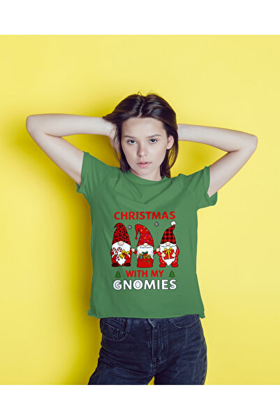 MVRDAR Tricou de Craciun unisex din 100% bumbac pentru femei si barbati
