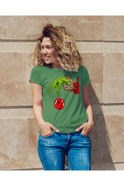 MVRDAR Tricou de Craciun unisex din 100% bumbac pentru femei si barbati
