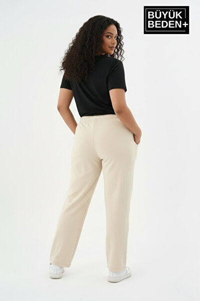 Superlife Women's Plus Size Brooklyn 1970 Printed Elastic Waist Leg Opening Stretch Sweatpants Spr26Eak952-3