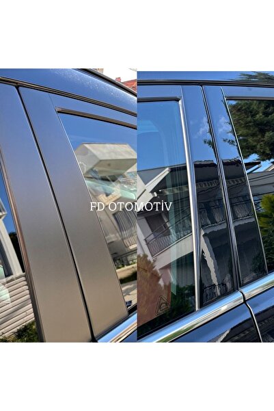 ODAC TUNING غطاء زجاجي لعمود الباب لسيارة هيونداي توسان 2015-2020 بلون أسود ب...