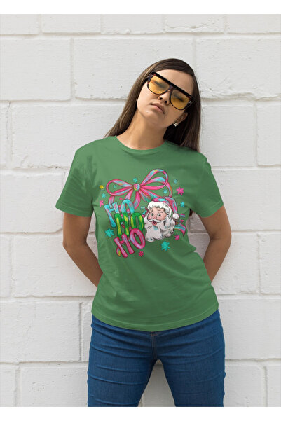 MVRDAR Tricou de Craciun unisex din 100% bumbac pentru femei si barbati
