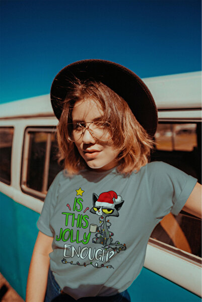 MVRDAR Tricou de Craciun unisex din 100% bumbac pentru femei si barbati