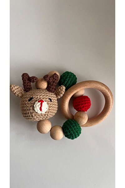 ellsia amugurumi diş kaşıyıcı ve çıngırak