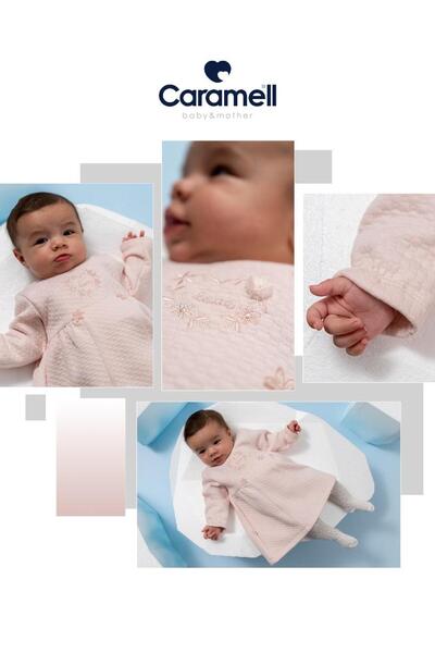 Caramell 100% Cotton Love Hugs Baby Girl Dress Crml.Elb2035