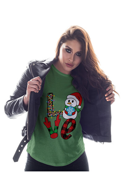 MVRDAR Tricou de Craciun unisex din 100% bumbac pentru femei si barbati