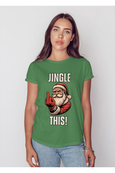 MVRDAR Tricou de Craciun unisex din 100% bumbac pentru femei si barbati