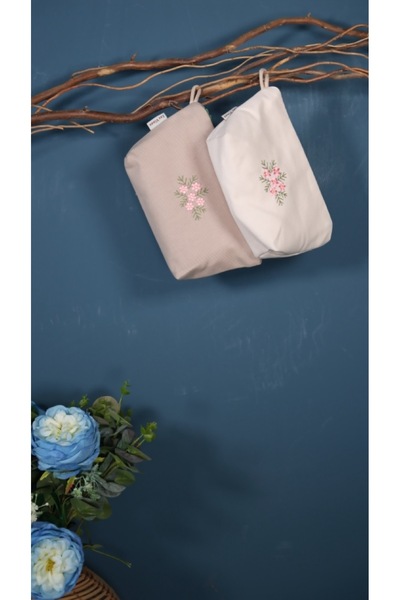 Las Vivas Kids Otantik Bez Cüzdan, Bohem Makyaj Çantası, Kalemlik, Çok Amaçlı Mini Çanta