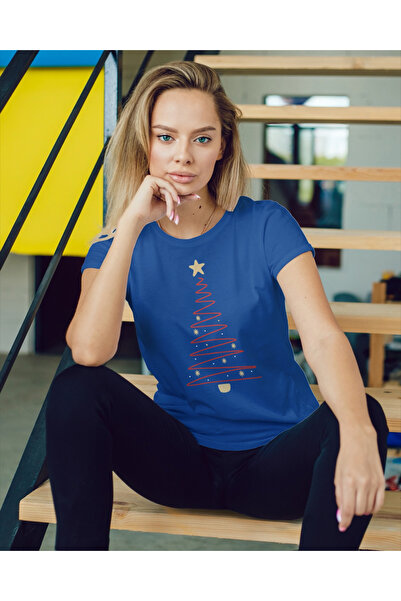 MVRDAR Tricou de Craciun unisex din 100% bumbac pentru femei si barbati