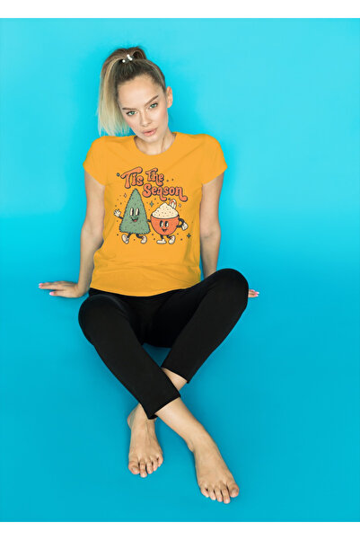 MVRDAR Tricou de Craciun unisex din 100% bumbac pentru femei si barbati