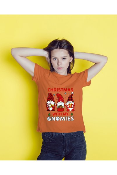 MVRDAR Tricou de Craciun unisex din 100% bumbac pentru femei si barbati