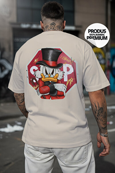 OEM Oversized STOP T-shirt, 100% cotton for men