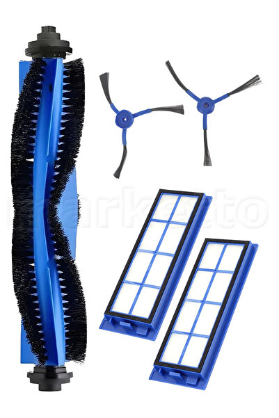 Marketto Uyumlu Eufy Robovac L70 Hybrid Robot Süpürge Yedek 5 Parça Seti Ana ...