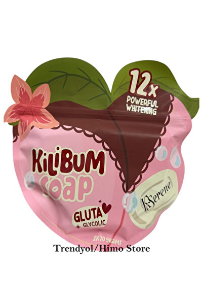 Kserene صابون كيليبوم جلوتا جليكوليك 12x لتبييض قوي 3 × 70 جرام