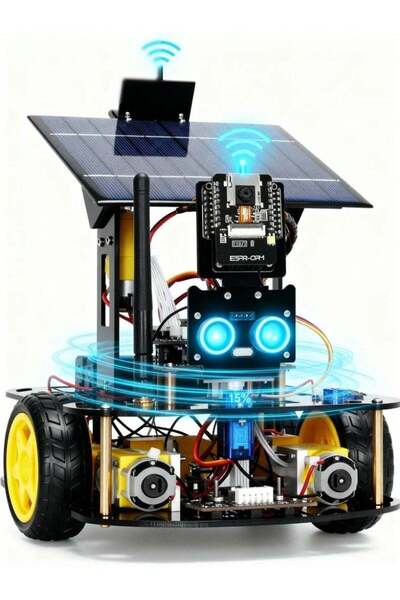 Arduino ESP32 AI Vision Solar Smart Robot Car Kit