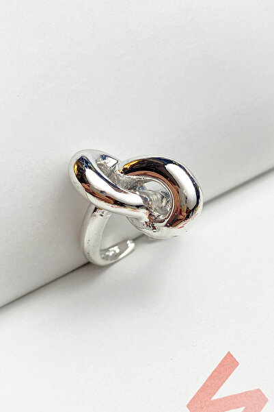 roshel Steel Bow Knot Ring Adjustable