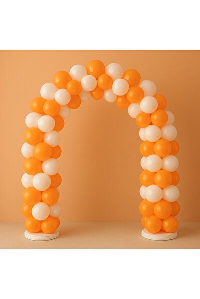 Balonsan Balloon Set 60 Pieces (Orange-White)