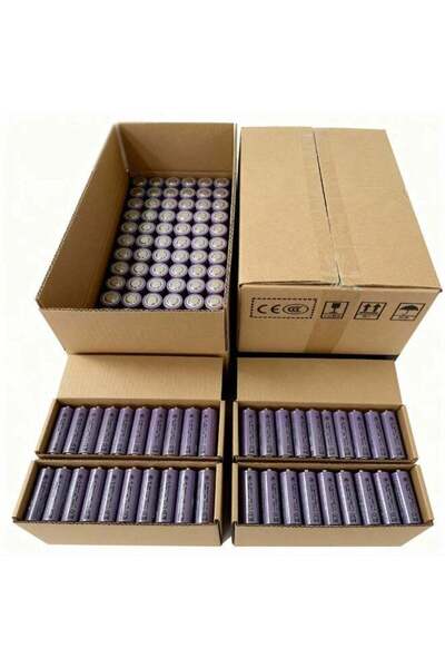 ROBOT بطارية ليثيوم أيون مسطحة من robotgcc، 50 قطعة، 18650، 3.7 فولت، 1200 مل...