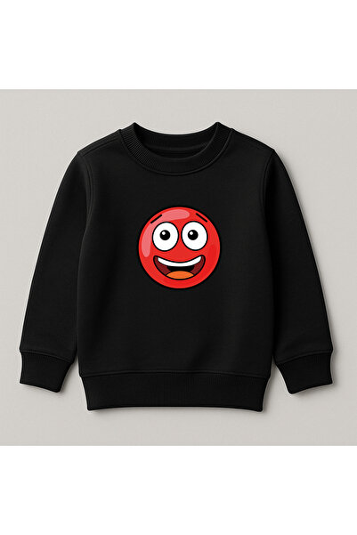 SVART WEAR Swea pentru copii cu imprimeu Redball, 100% bumbac, cu gât turnat ...