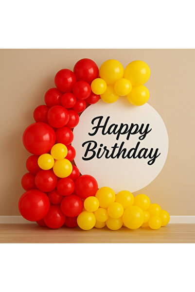 Balonsan Balloon Set 60 Pieces (Red-Yellow)