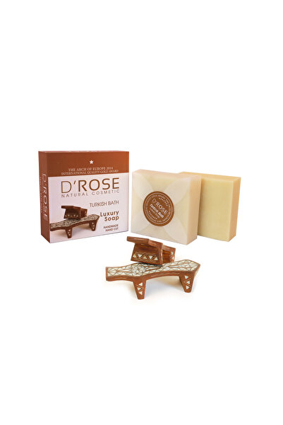 D'Rose Natural Cosmetic صابون الحمام العشبي الطبيعي 100 جرام - صابون حريري بت...
