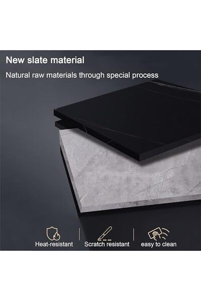 Twinkle Mart Round Marble Nesting Coffee Table Set of 2