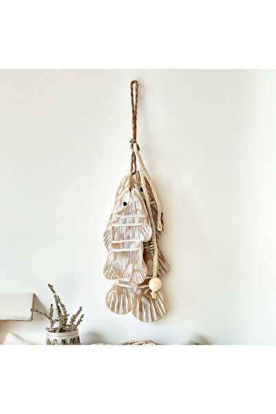 YINZUO Hanging Fish Decor Ornament for Home, Beach House, Bathroom & Living Room