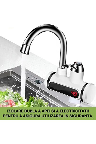 AriDam Robinet Electric AriDam® Montaj pe Chiuveta, Putere 3000W, 2.5 L/min