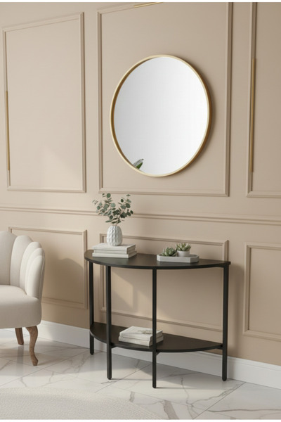 Kırlenta ASYA DRESUAR METAL AYAKLI DRESUAR KAHVE KÖŞESİ KONSOL