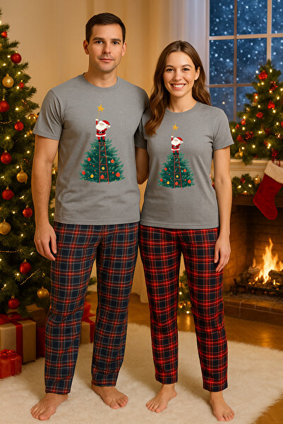 MVRDAR Couple pajamas - Grinch Christmas set for two with Cotton t-shirt and ...