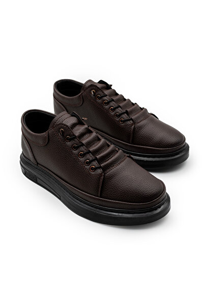 Modaarmada Brown Comfortable Sole Black Sports Classic Men's Shoes