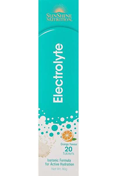 Sunshine Nutrition Rehydration Effervescent Orange 20 Tablets