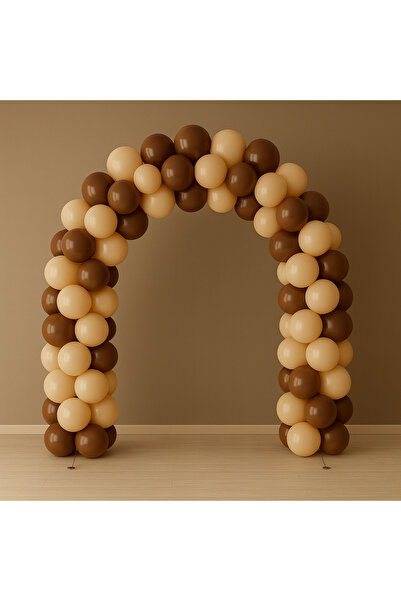 Balonsan Balloon Set 60 Pieces (Chocolate-Sea Sand)