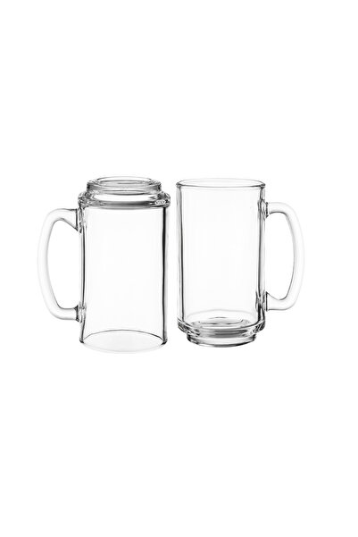 Dania ✨ Premium glass tumbler set with handle — durable and stylish for everyday use | 390ml capacity | 13.5cm height