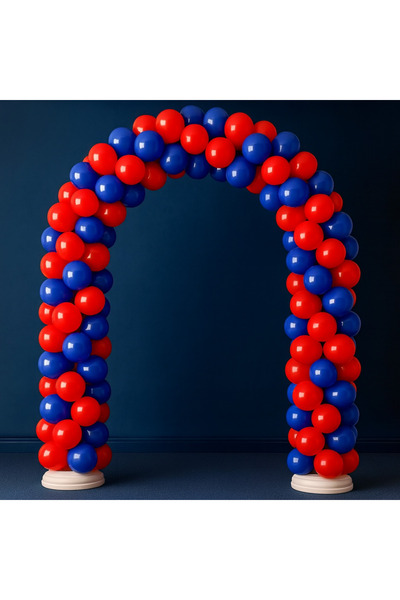 Balonsan Balloon Set 60 Pieces (Red-Dark Blue)