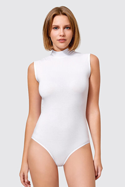 Berrak Women's High Neck Snap Body 95% Cotton