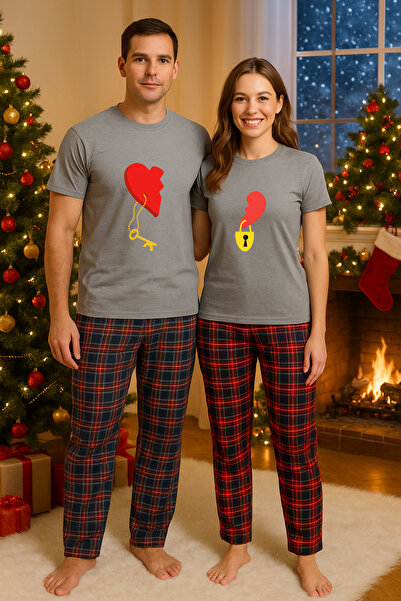 MVRDAR Couple pajamas - Grinch Christmas set for two with Cotton t-shirt and ...