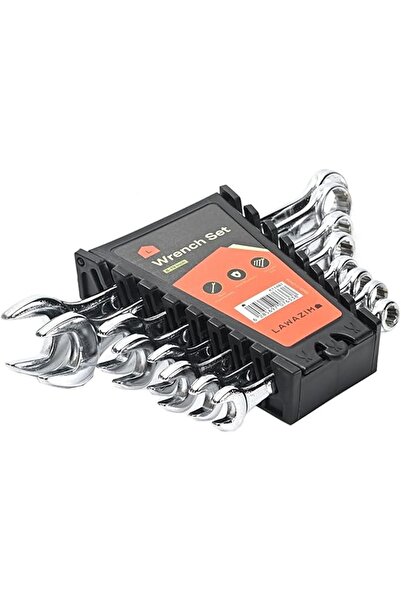 Lawazim Wrench Set 8-19mm 8pcs Ratcheting Kit