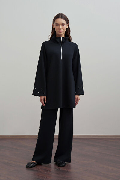 ALLDAY Soft Textured Stone Pants Suit