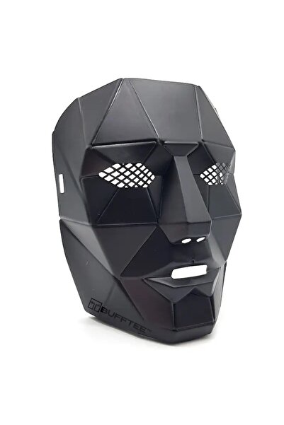 dalimag Squid Game Character Mask, Black, Plastic, For Carnival,