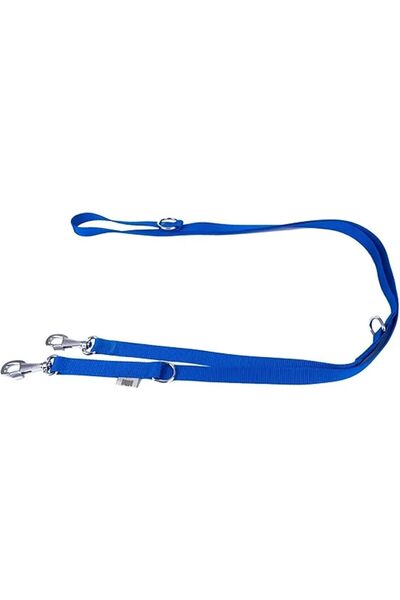 Teo Adjustable Webbing Dog Leash – Multifunctional Reflective Training Lead (Royal Blue, 2.5x120-2