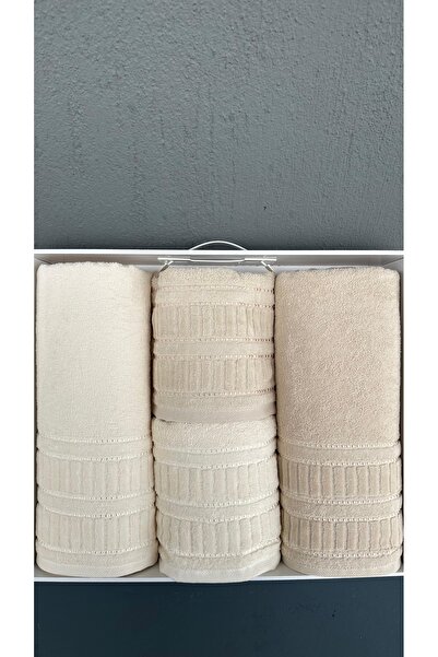 SERENART HOME Havi̇lla Hamam Set Beige