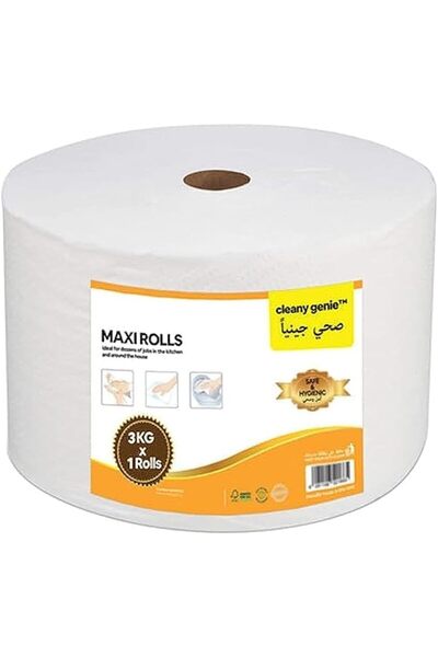 Cleany Genie Multi-Purpose Kitchen Maxi Roll Tissue Paper - 3kg