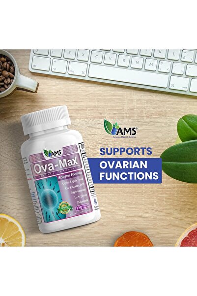 AMS America Medic & Science OVA-Max Prenatal Vitamins for Women, 120 Capsules