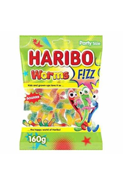 Haribo Fizzy Worms 160 g