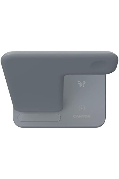 CANYON WS-303 3in1 15W Wireless Charger, Gray