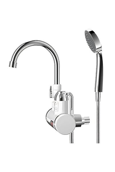 AriDam Robinet Electric AriDam® Montaj Pe Perete Cu Functie Dus - Putere 3000W, Pipa Pivotanta 180°