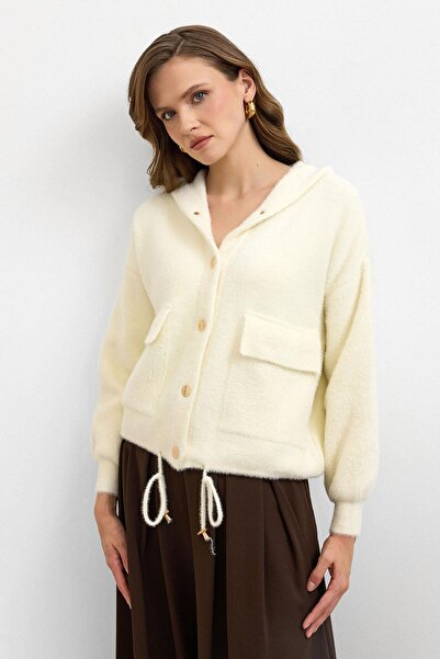 Ranasubaşı بغطاء رأس سترة تريكو فانيليا