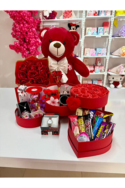 AYIEVRENİ Kırmızı Kat Kat Mutluluk - Sevgiliye Özel Hediye | Kar Küresi | Tak...