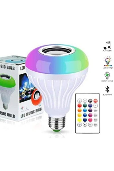 Otto Bec difuzor Bluetooth Bec LED multicolor pentru muzică
