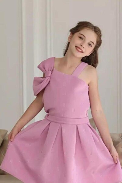 Alesaei-mondo tondo Girls' pink tank top 7126